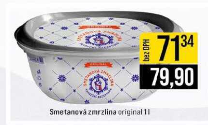Smetanová zmrzlina original 1l