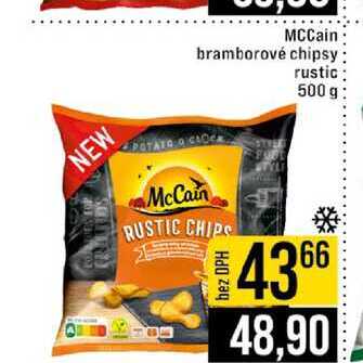 MCCain bramborové chipsy rustic 500 g