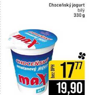 Choceňský jogurt bilý 330 g 