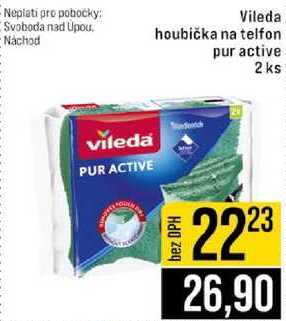 Vileda houbička na telfon pur active 2 ks