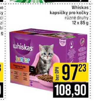 Whiskas kapsičky pro kočky různé druhy 12 x 85g