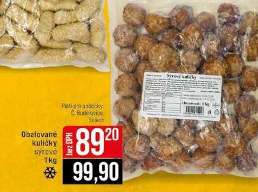 Obalované kuličky syrové 1kg 