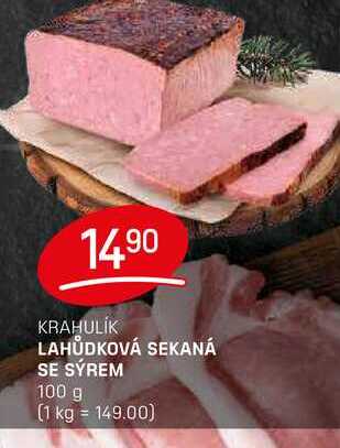 LAHŮDKOVÁ SEKANÁ SE SÝREM 100 g 