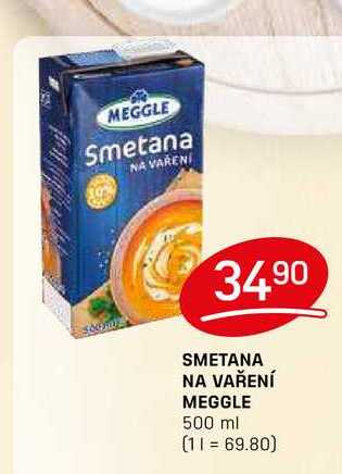 SMETANA NA VAŘENÍ MEGGLE 500 ml