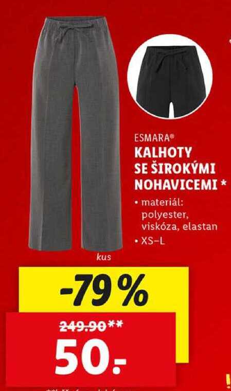 KALHOTY SE ŠIROKÝMI NOHAVICEMI 