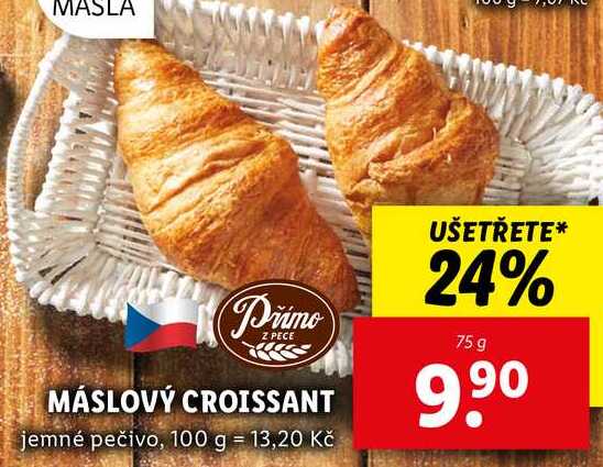 MÁSLOVÝ CROISSANT, 75 g