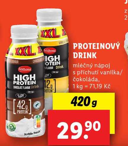 PROTEINOVÝ DRINK, 420 g