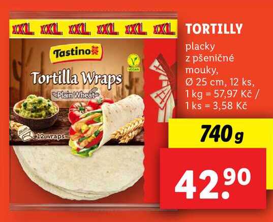 TORTILLY, 740 g