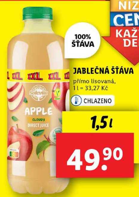 JABLEČNÁ ŠŤÁVA, 1,5 l
