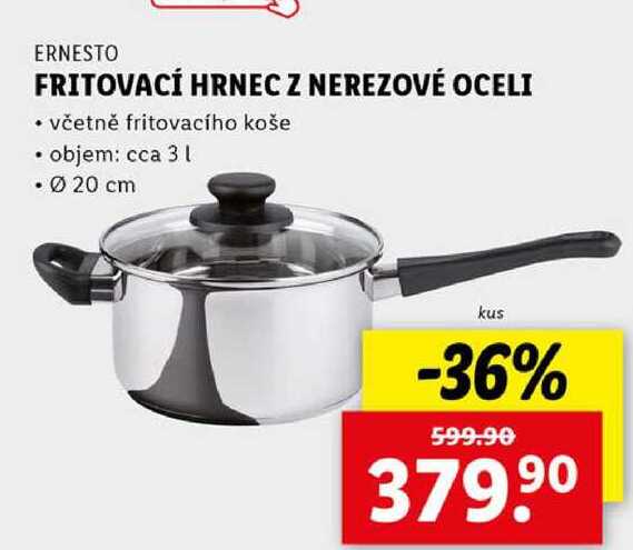 FRITOVACÍ HRNEC Z NEREZOVÉ OCELI 