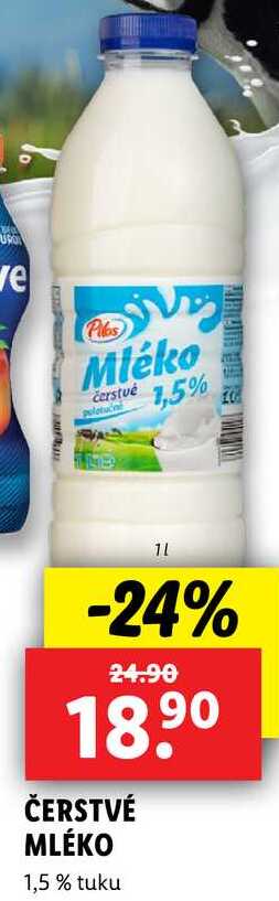 Čerstvé mléko, 1 l