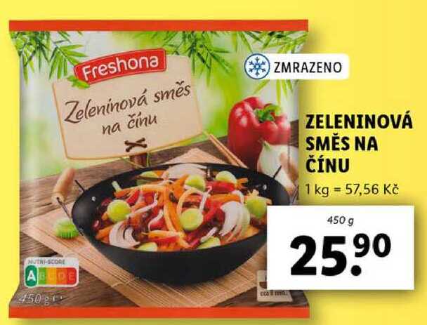 ZELENINOVÁ SMĚS NA ČÍNU, 450 g