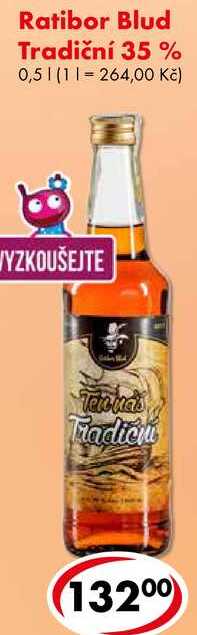 Ratibor Blud Tradiční 35%, 0,5 l