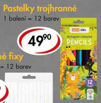 Pastelky trojhranné 