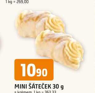 MINI ŠÁTEČEK 30 g s krémem