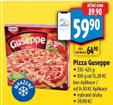 Pizza Guseppe, 335-425 g