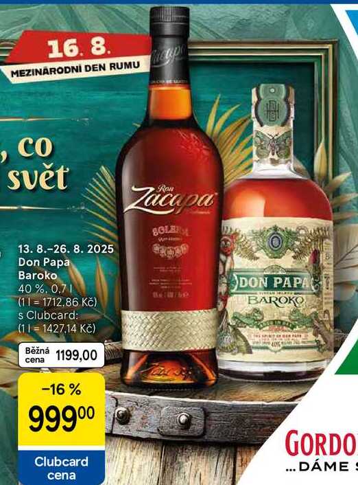 Don Papa Baroko 40%, 0.7 l