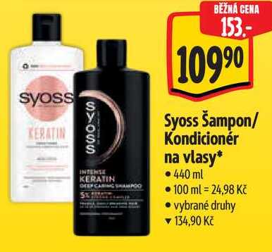 Syoss Šampon na vlasy, 440 ml 