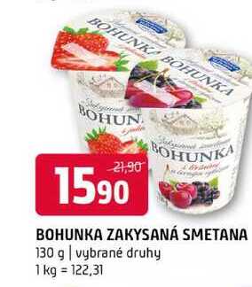 Bohunka zakysaná smetana 130g