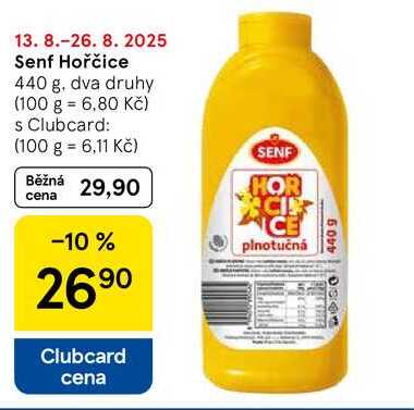 Senf Hořčice, 440 g 