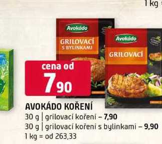 AVOKÁDO KOŘENÍ 30 g grilovací koření 30 g grilovací kořeni s bylinkami 
