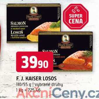 F. J. KAISER LOSOS FRANZ JOSEP 110/55 g vybrané druhy 