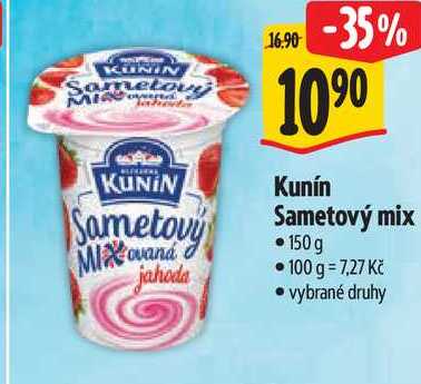 Kunín Sametový mix, 150 g
