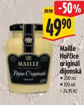 Maille Hořčice originál dijonská, 200 ml 