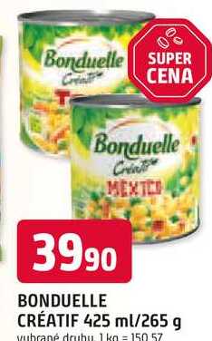 BONDUELLE CRÉATIF 425 ml/265 g 