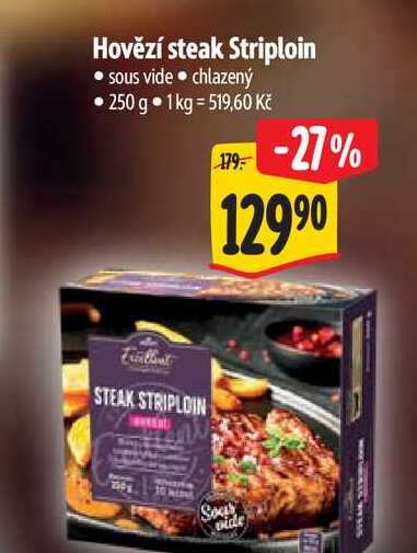 Hovězí steak Striploin 250 g