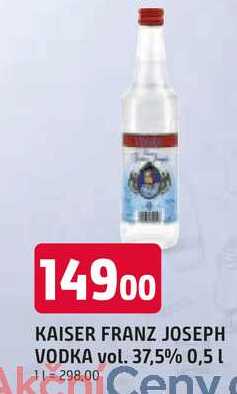 KAISER FRANZ JOSEPH VODKA vol. 37,5% 0,5l
