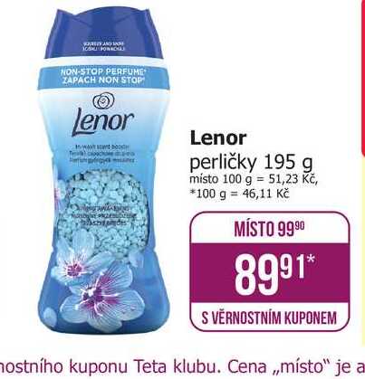 Lenor perličky 195 g 