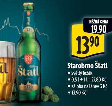 Starobrno Štatl, 0,5 l