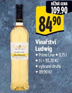 Vinařství Ludwig, 0,75 l