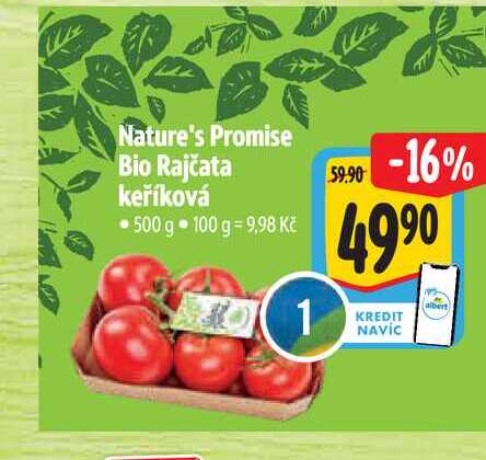Nature's Promise Bio Rajčata keříková 500 g  