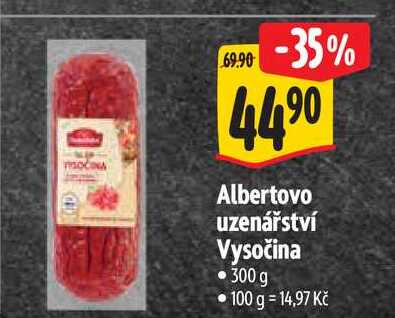  Albertovo uzenářství Vysočina  300 g 