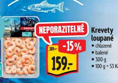  Krevety loupané 300 g 
