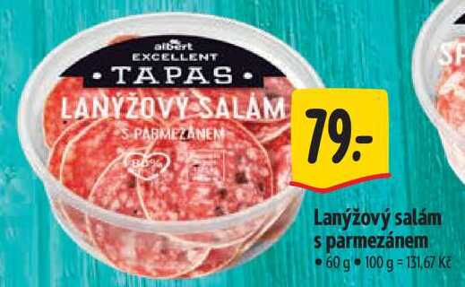 Lanýžový salám s parmezánem, 60 g