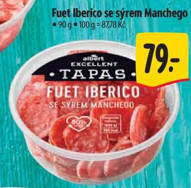 Fuet Iberico se sýrem Manchego, 90 g