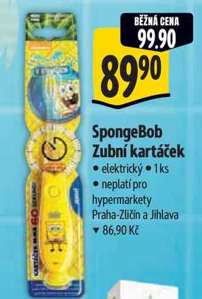 SpongeBob Zubní kartáček, 1 ks