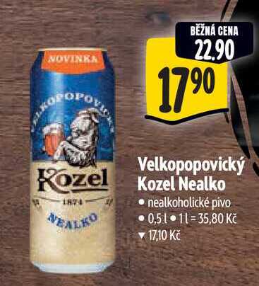 Velkopopovický Kozel Nealko  0,5 l 