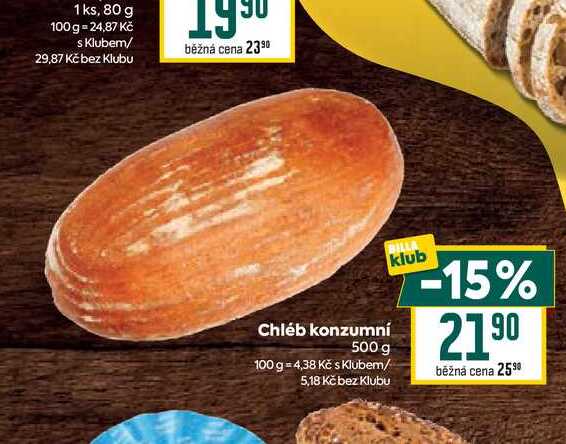Chléb konzumní 500 g