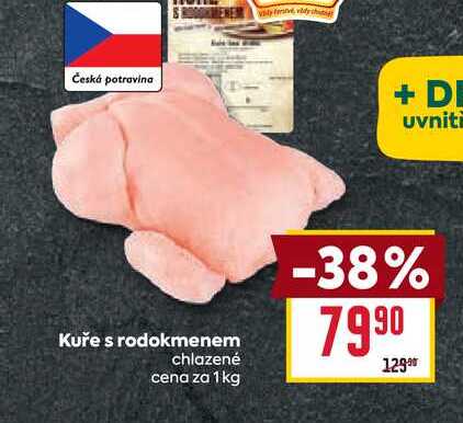 Kuře s rodokmenem chlazené cena za 1kg
