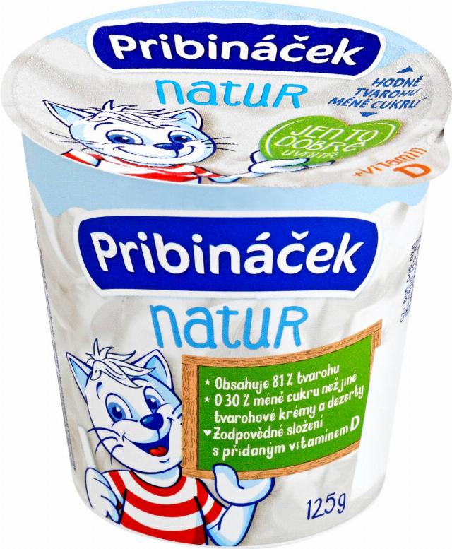 Pribináček natur 125 g
