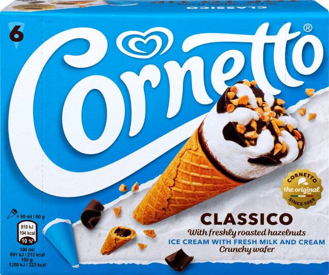 Cornetto Classico Zmrzlina multipack
