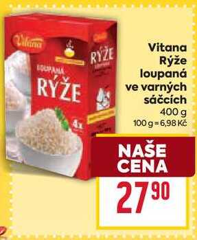 Vitana Rýže loupaná ve varných sáčcích 400 g 