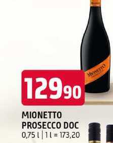 MIONETTO PROSECCO DOC 0,75l