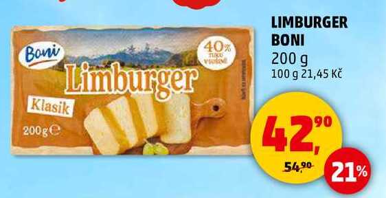 LIMBURGER BONI, 200 g
