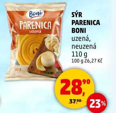 SÝR PARENICA BONI uzená, neuzená, 110 g 