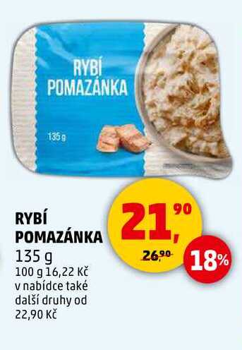 RYBÍ POMAZÁNKA, 135 g 